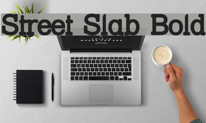 Street Slab Bold Font examples
