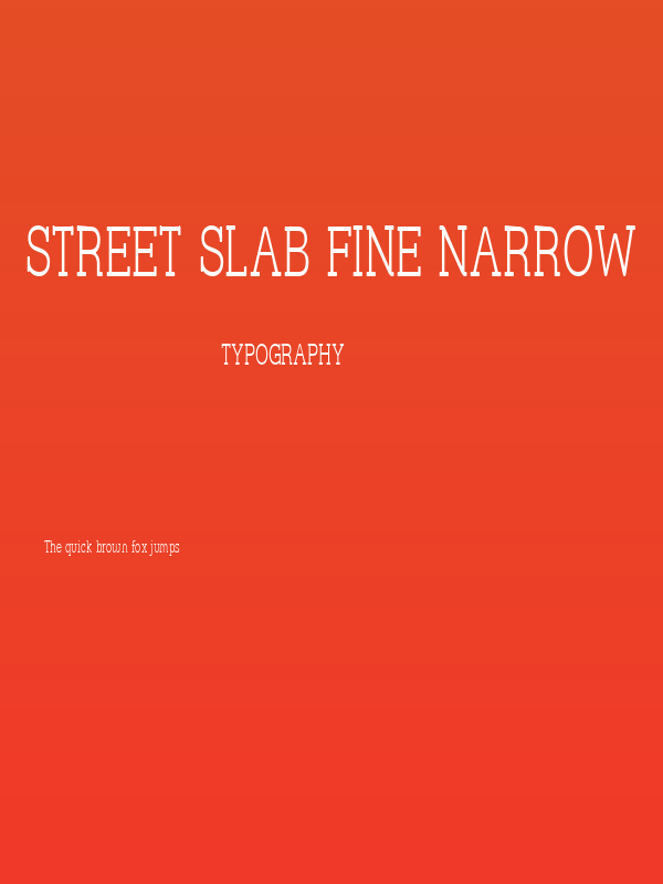 Street Slab Fine Narrow Poster