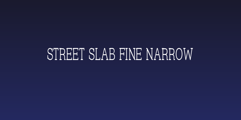 Street Slab Fine Narrow Social Header
