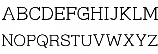 Street Slab Fine Font Litere mari