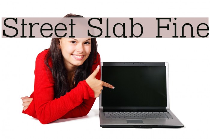 Street Slab Fine Font examples