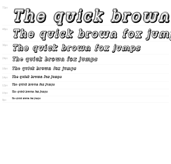 Street Slab - Fortuna Italic Waterfall