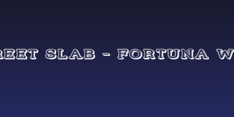 Street Slab - Fortuna Wide Social Header