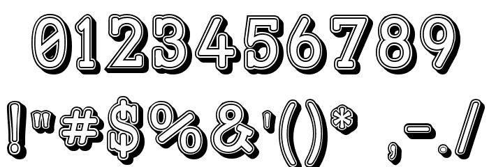 Street Slab - Fortuna Font OTHER CHARS