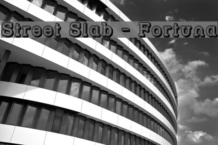 Street Slab - Fortuna Font examples