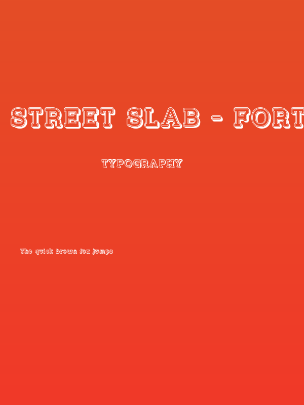 Street Slab - Fortuna Poster