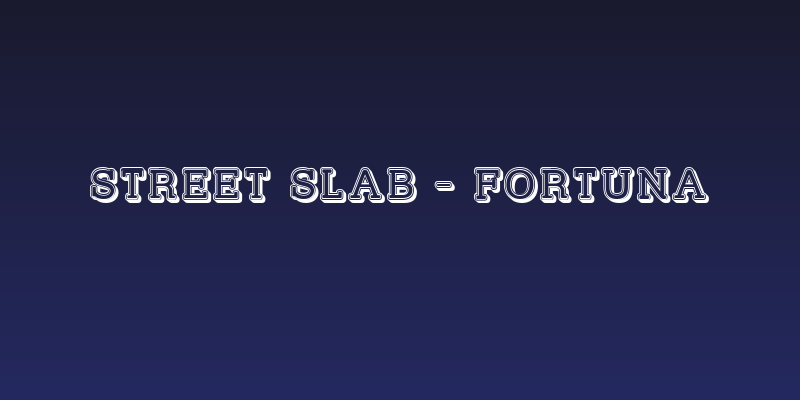 Street Slab - Fortuna Social Header