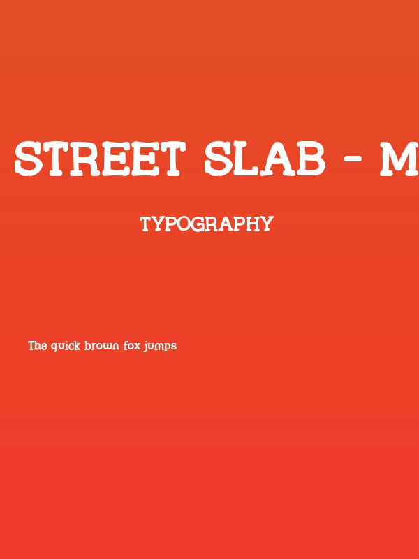 Street Slab - Melt Poster