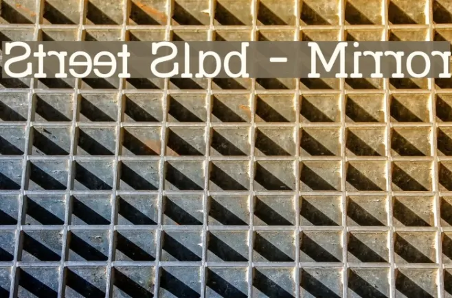 Street Slab - Mirror Example 1