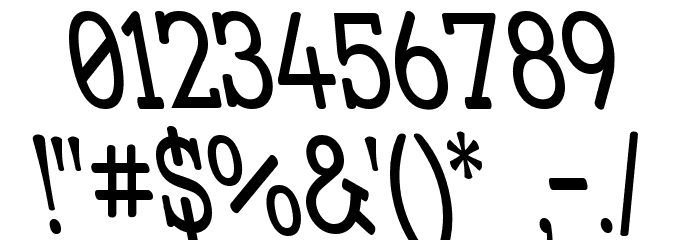 Street Slab - Narrow Rev Font OTHER CHARS