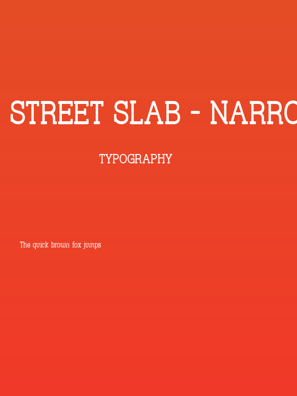 Street Slab - Narrow Poster