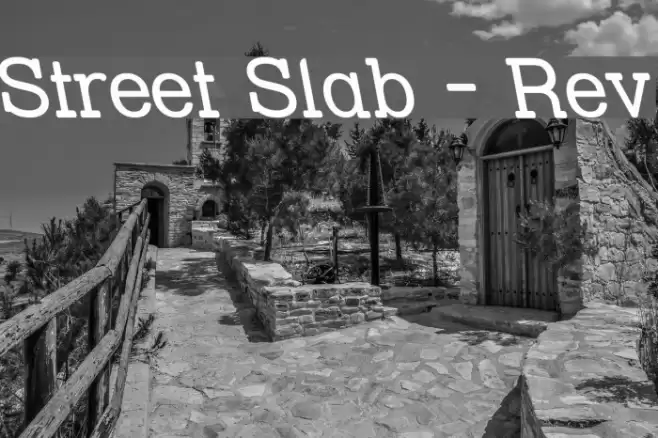Street Slab - Rev Font examples
