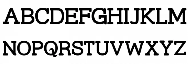 Street Slab SemiBold フォント 大文字