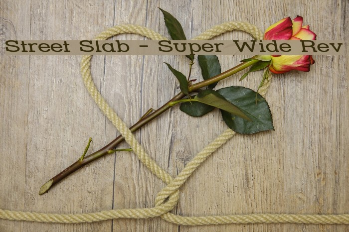 Street Slab - Super Wide Rev Font examples