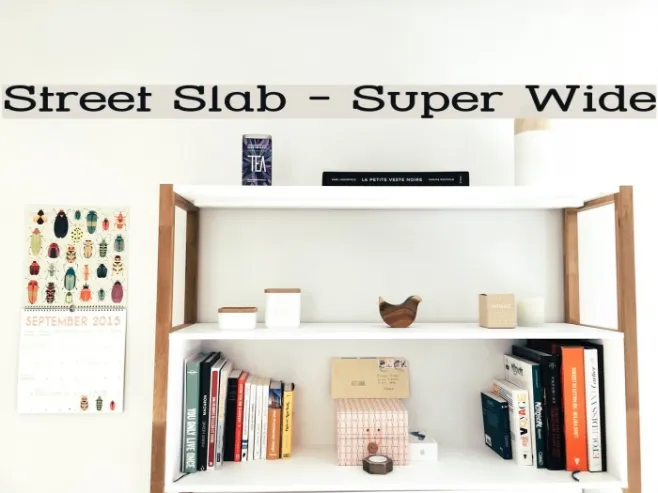 Street Slab - Super Wide Example 1