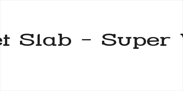 Street Slab - Super Wide Logo
