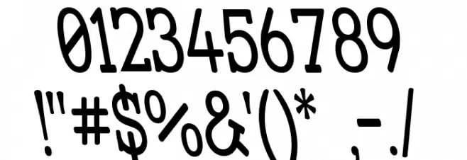 Street Slab Upper - Narrow Rev Font OTHER CHARS