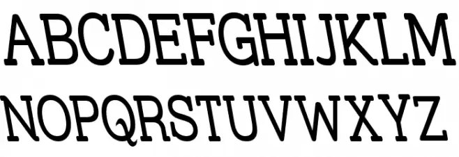 Street Slab Upper - Narrow Rev Шрифта ВЕРХНИЙ