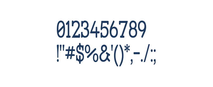 Street Slab Upper - Narrow Other Characters