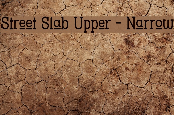 Street Slab Upper - Narrow Example 1