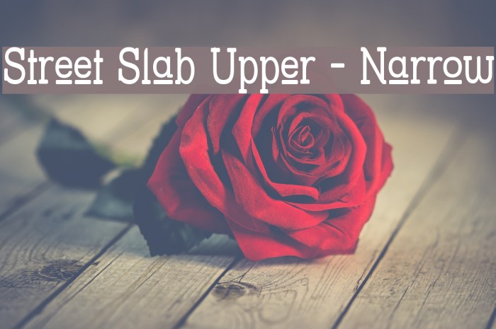 Street Slab Upper - Narrow Example 2