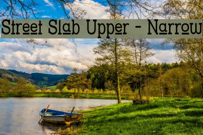 Street Slab Upper - Narrow Example 3