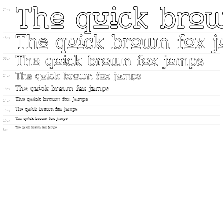 Street Slab Upper - Outline Waterfall