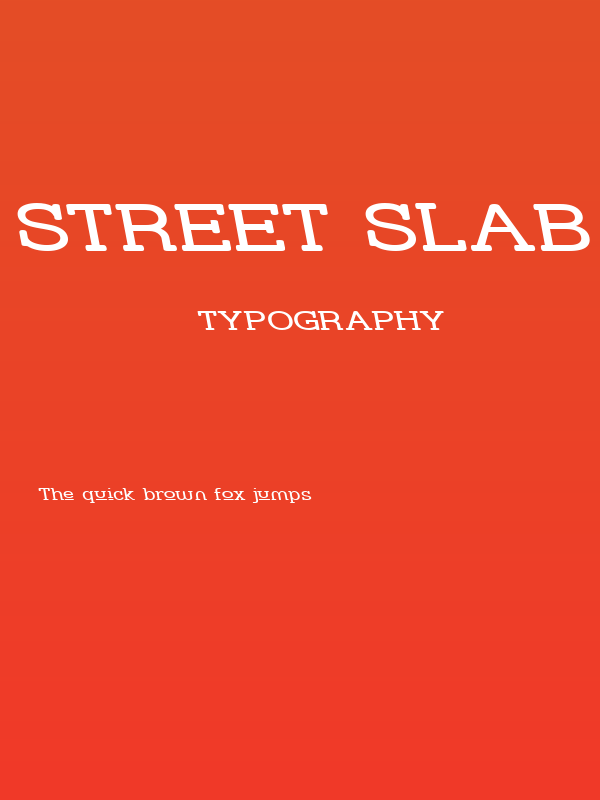 Street Slab Upper - Wide Rev Poster
