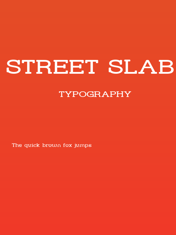 Street Slab Upper - Wide Poster