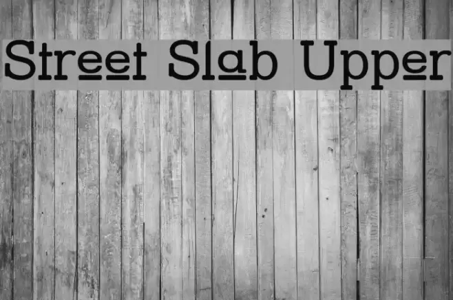 Street Slab Upper Font examples