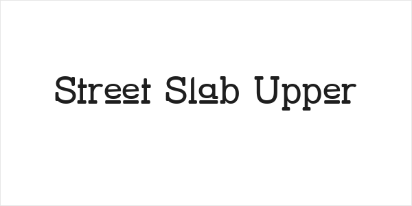 Street Slab Upper Logo