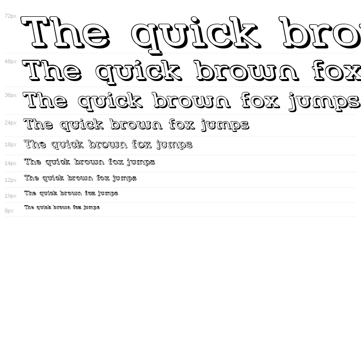 Street Slab - Wide 3D Rev Waterfall