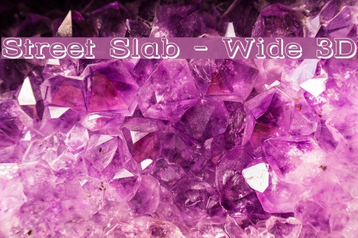 Street Slab - Wide 3D Example 3