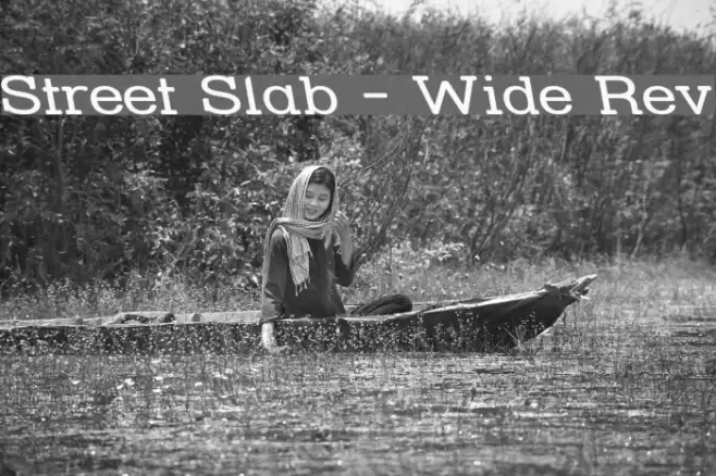 Street Slab - Wide Rev Font examples