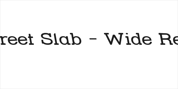 Street Slab - Wide Rev Logo