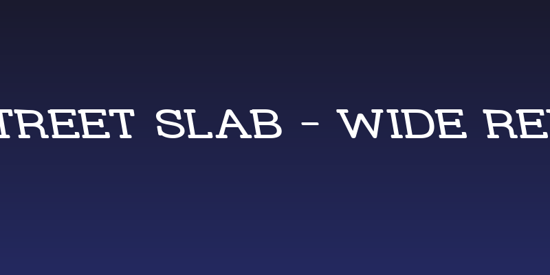 Street Slab - Wide Rev Social Header