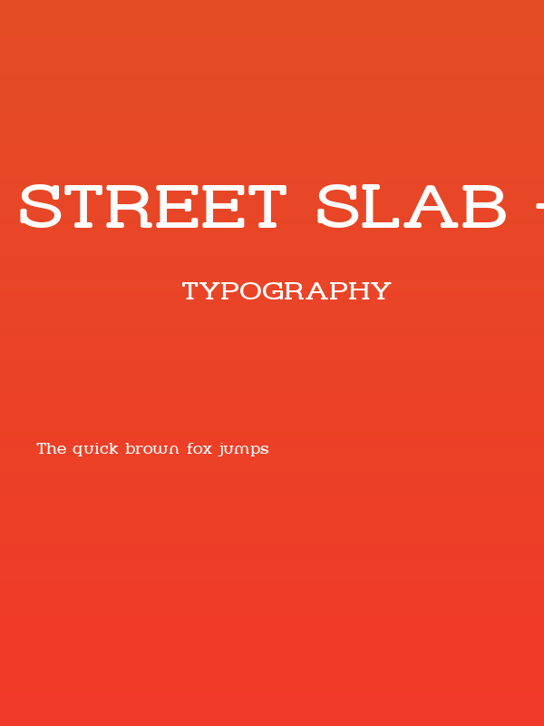 Street Slab - Wide Poster