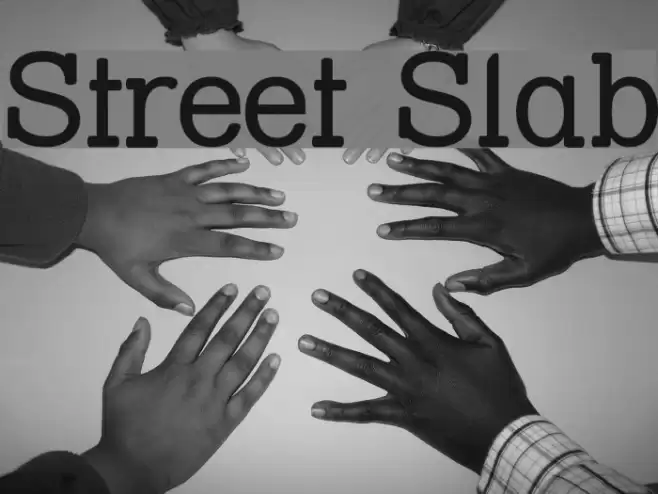 Street Slab Font examples