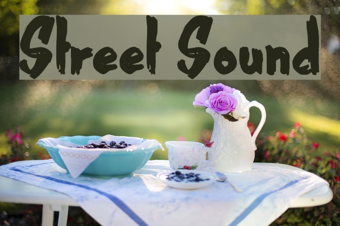 Street Sound Caratteri examples