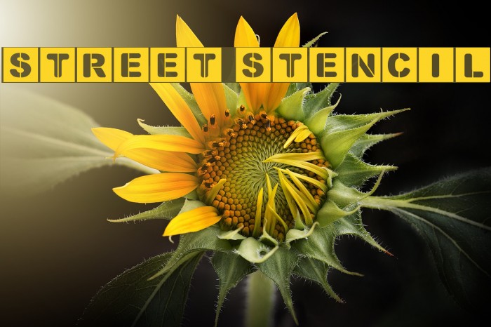 Street Stencil Font examples