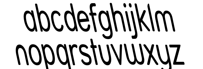 Street - Thin Reverse Italic Font LOWERCASE
