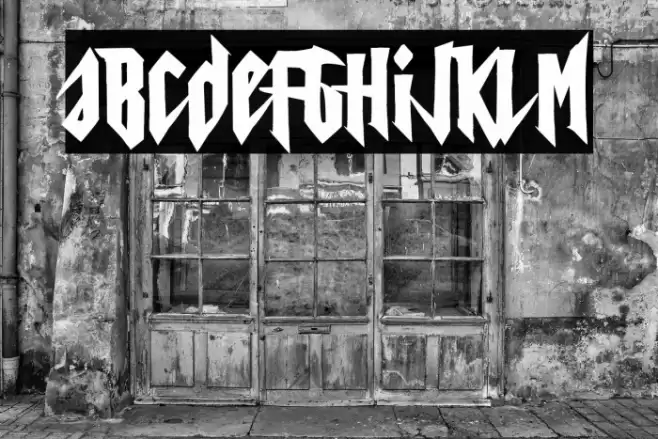 Street Threat Font examples