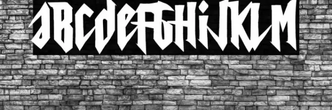 Street Threat Font examples