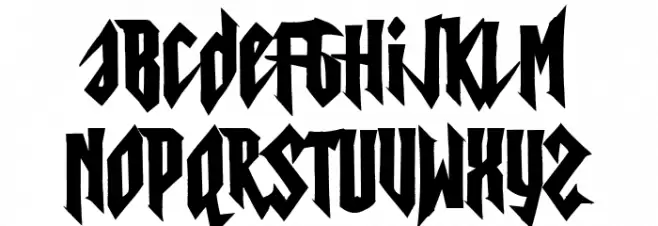 Street Threat Caratteri MINUSCOLO