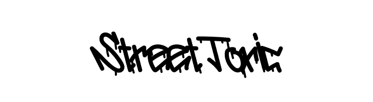 Street Toxic  Frei Schriftart Herunterladen