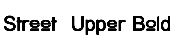 Street Upper Bold Font