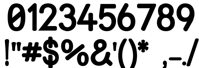 Street Upper Bold Font OTHER CHARS