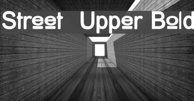 Street  Upper Bold  examples