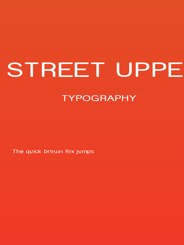 Street Upper - Expanded Poster