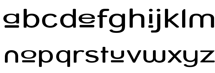 Street Upper - Expanded Font LOWERCASE